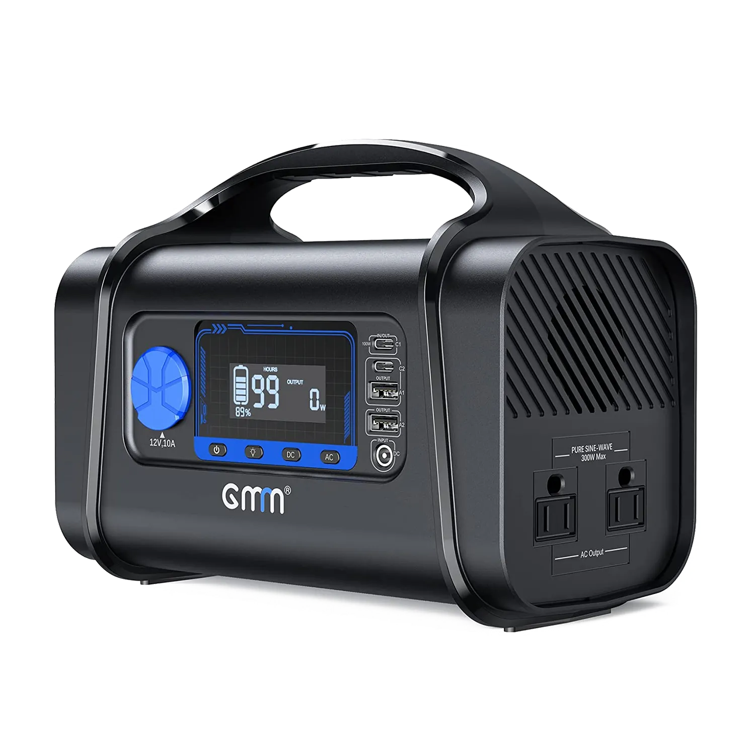 GMM 300W Portable Power Station 296Wh for Outdoors Camping Travel