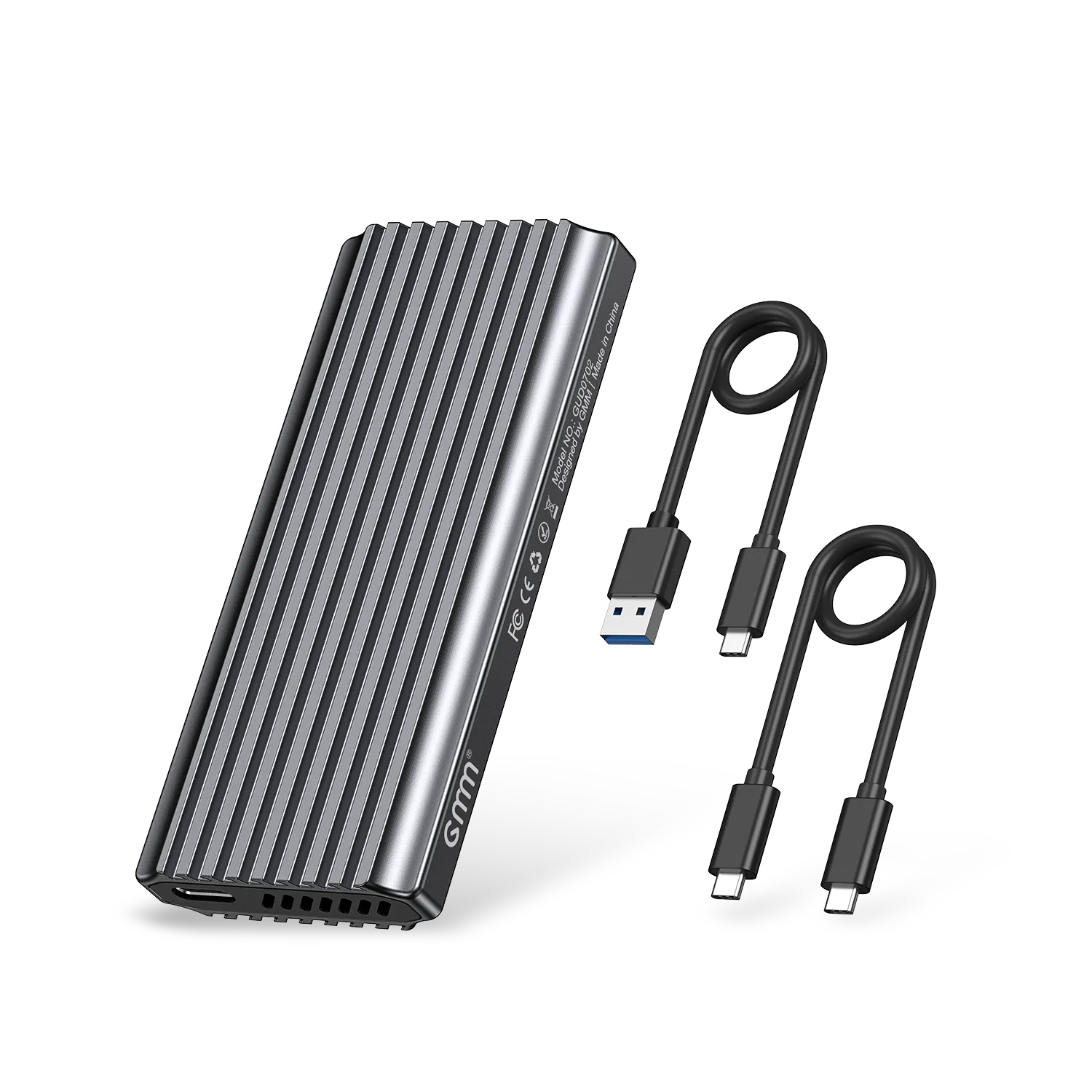 GMM M.2 NVMe SATA Enclosure Tool-Free Adapter