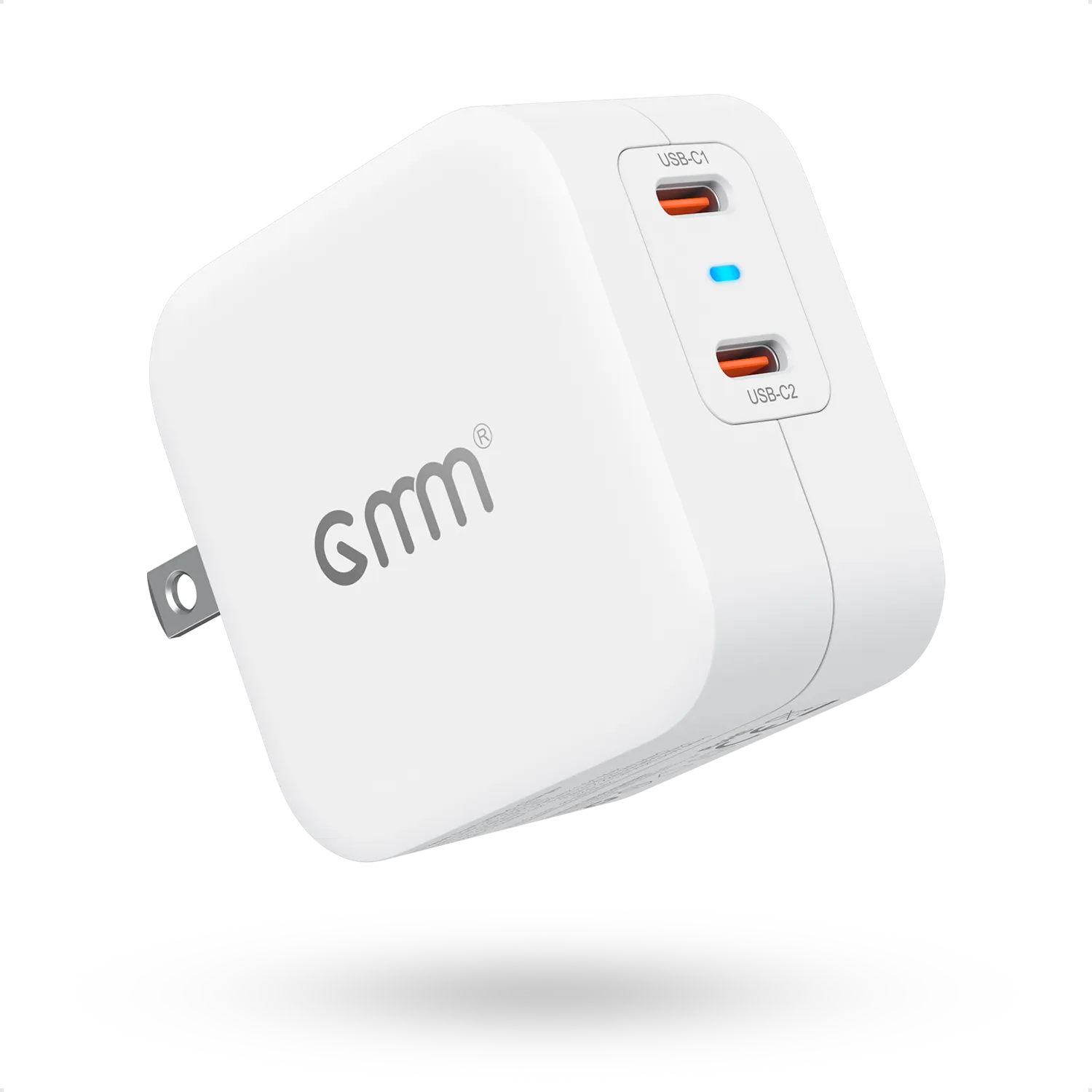 GMM Dual USB C Wall Charger 40W for iPhone