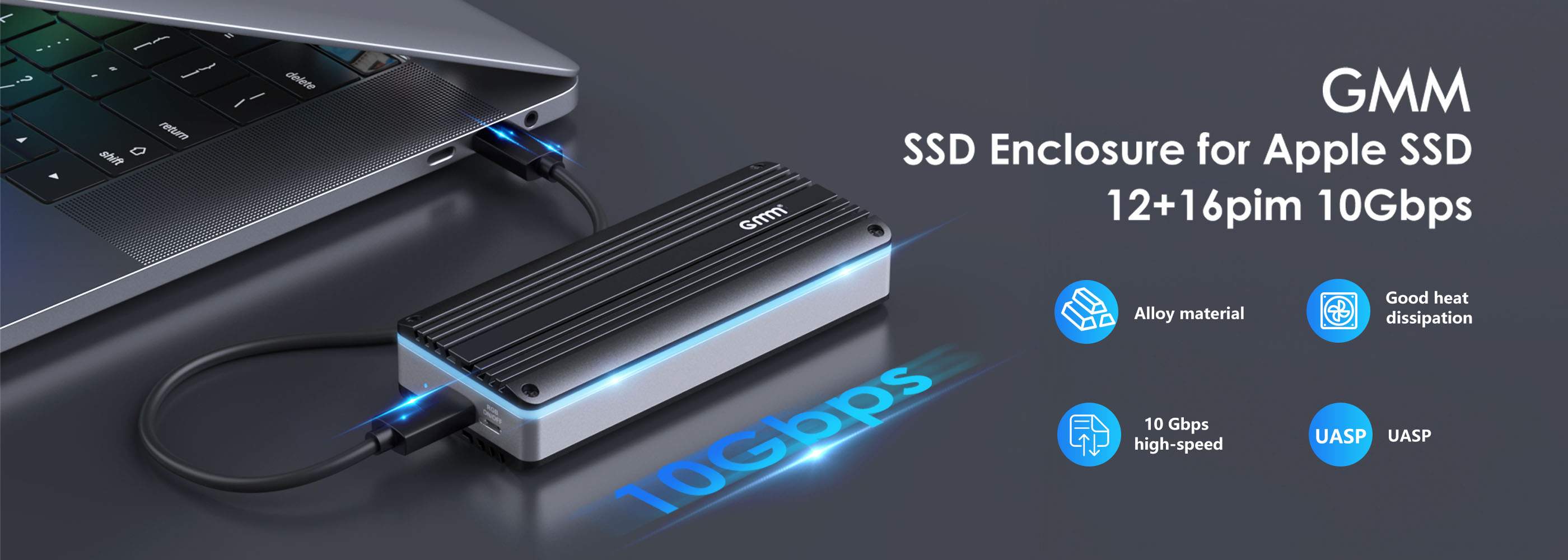 GMM USB C 3.2 SSD Enclosure