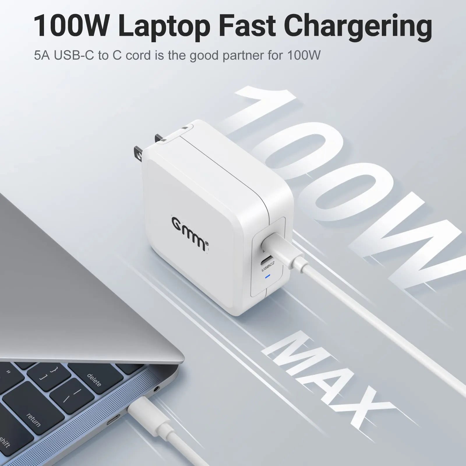 GMM 100W USB C Charger Multiport for MacBooks
